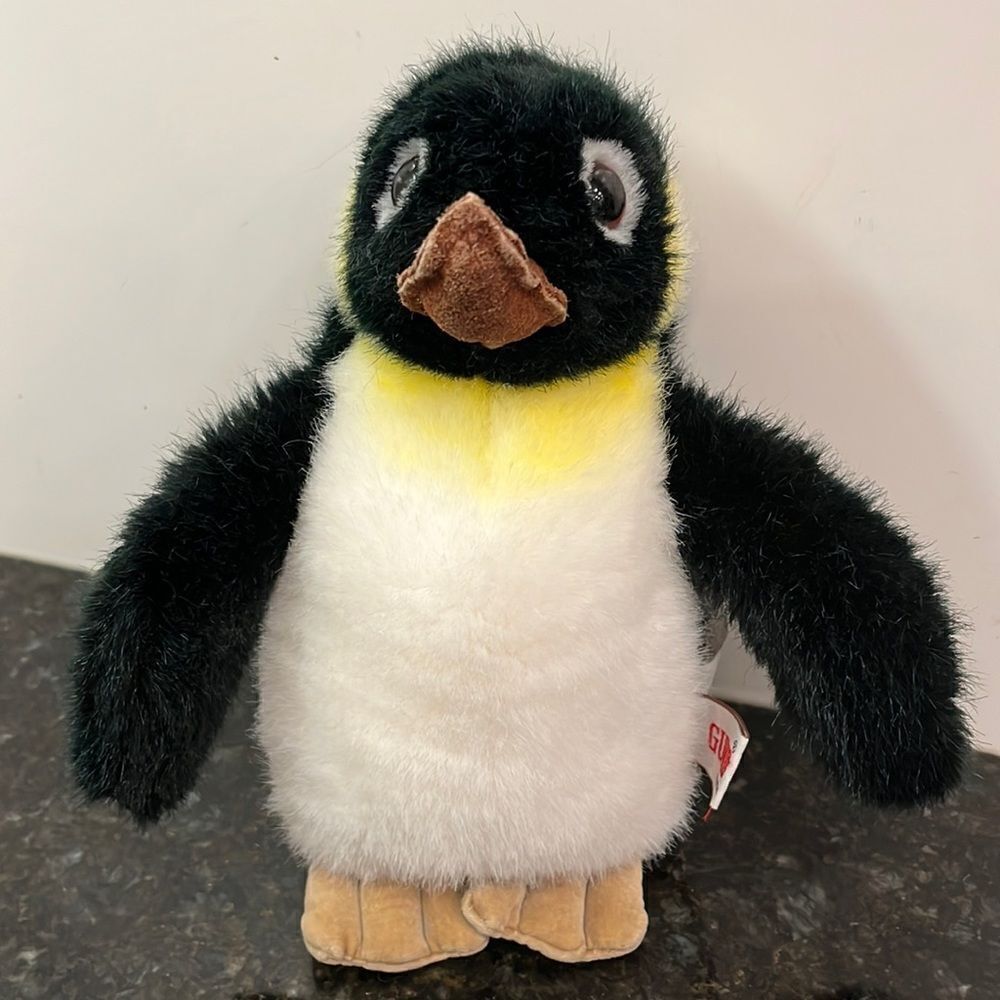 Gund Staffed Animal Cute Little Penguin Plush Toy 1986